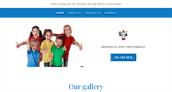 Desktop Screenshot of littleteslapediatrics.com