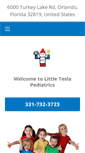 Mobile Screenshot of littleteslapediatrics.com